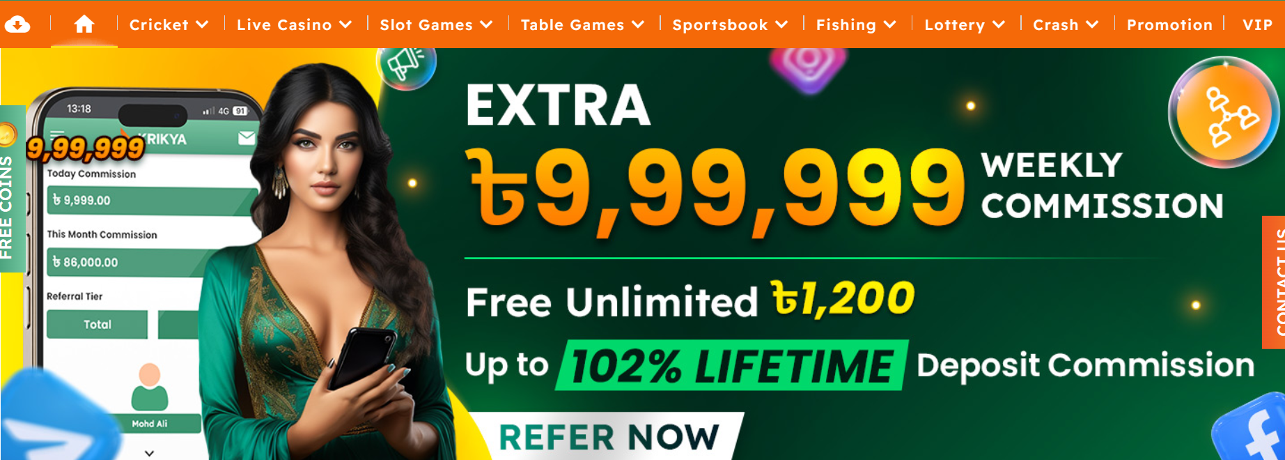 Krikya Casino Bonuses Bangladesh 2025 — 200% Welcome Bonus